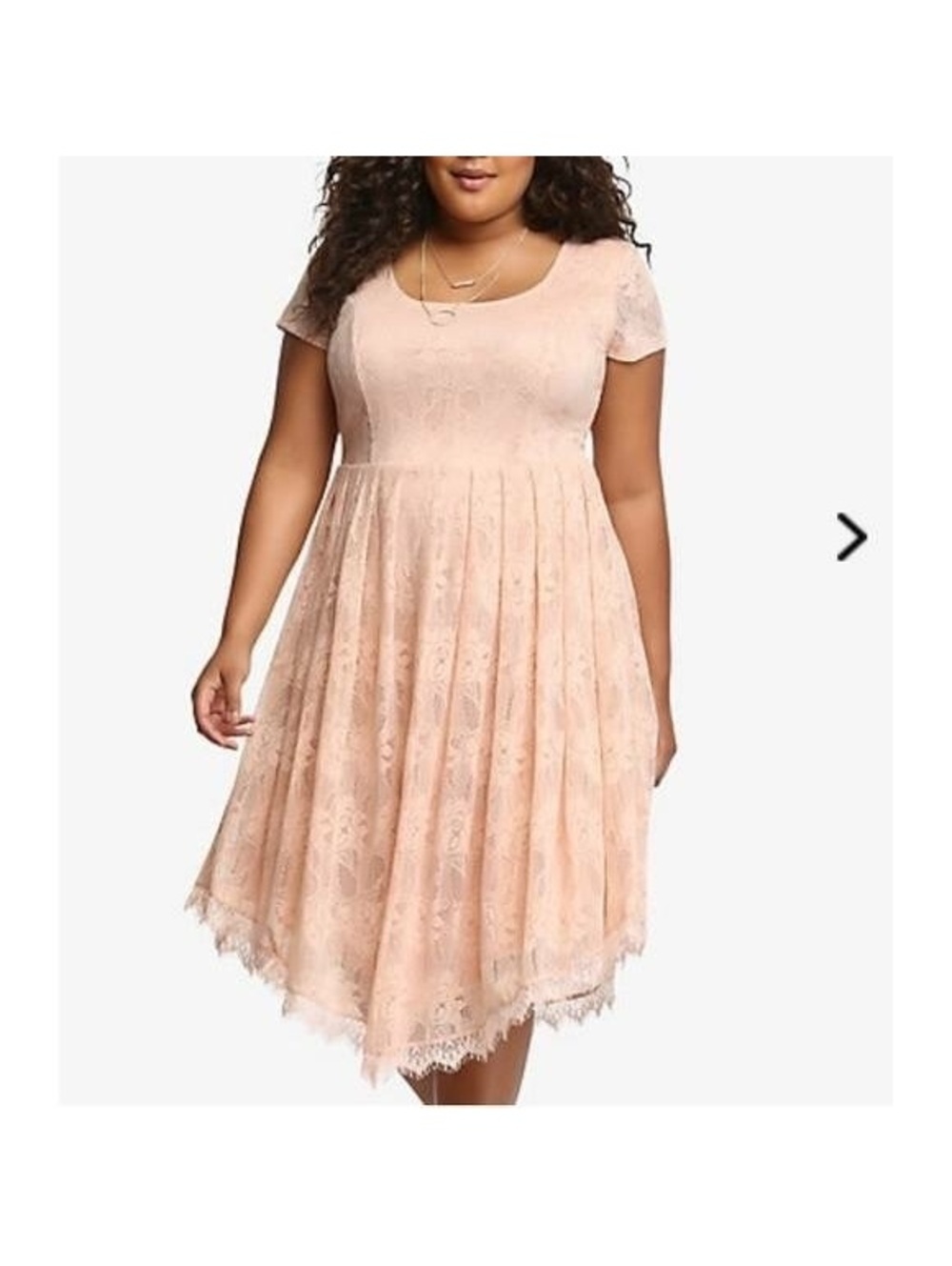 Torrid Lace Fit & Flare Knee-Length Skater Dress Size 16 - Hoco Formal Holiday
